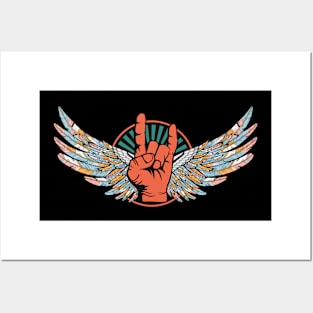 Wings Hand Posters and Art